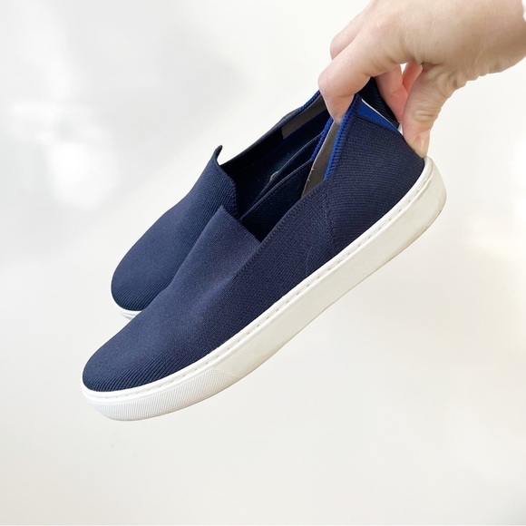 Rothy’s The Original Slip On Sneaker in Navy - Picture 2 of 10